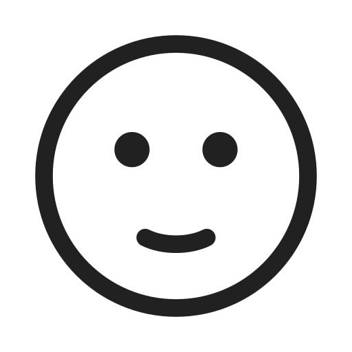 Ic, fluent, emoji, smile, slight, regular icon - Free download