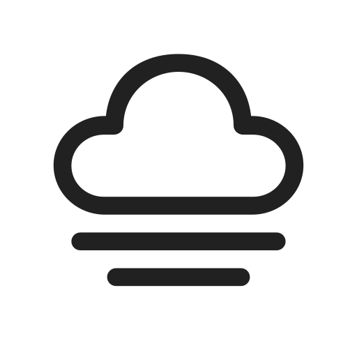 Ic, fluent, weather, fog, regular icon - Free download