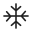 ic, fluent, weather, snowflake, regular 