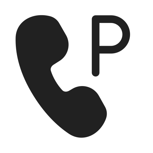 Ic, fluent, call, park, filled icon - Free download