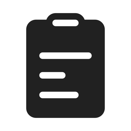 Ic, fluent, clipboard, text, ltr, filled icon - Free download