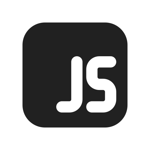 Ic, fluent, javascript, filled icon - Free download