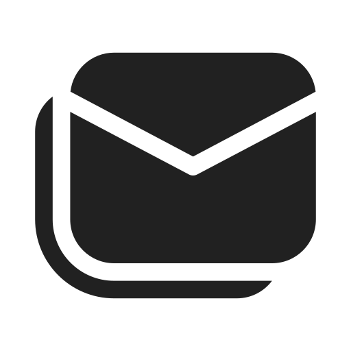 Ic, fluent, mail, copy, filled icon - Free download