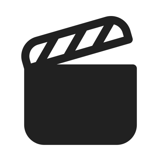 Ic, fluent, movies, and, tv, filled icon - Free download