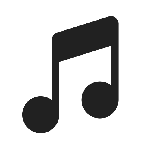 Ic, fluent, music, note, filled icon - Free download