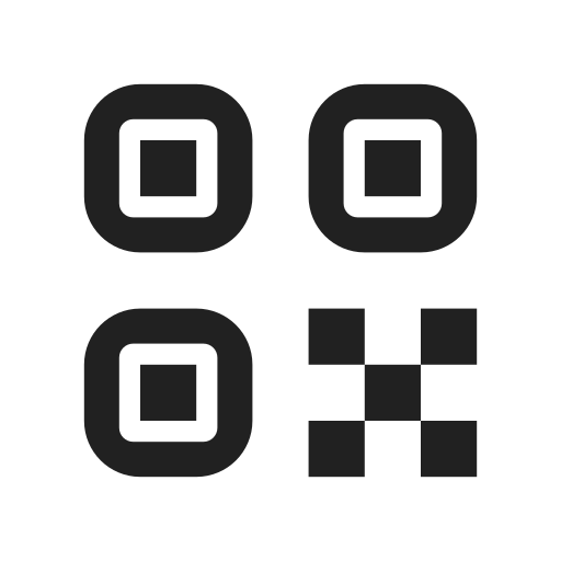 Ic, fluent, qr, code, filled icon - Free download