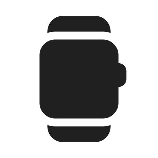Ic, fluent, smartwatch, filled icon - Free download