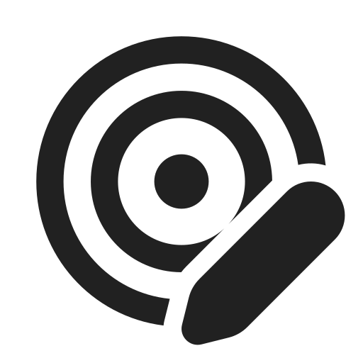 Ic, fluent, target, edit, filled icon - Free download