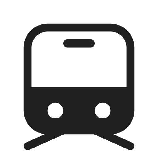 Ic, fluent, vehicle, subway, filled icon - Free download