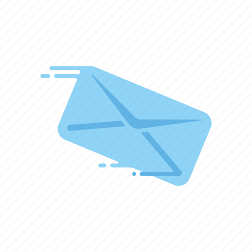 Envelope, fast, letter, mail, motion, speed, streak icon - Download on Iconfinder