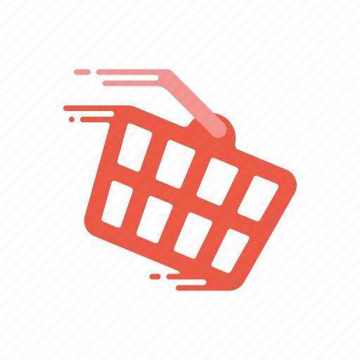 Basket, fast, motion, retail, shopping, speed, streak icon - Download on Iconfinder