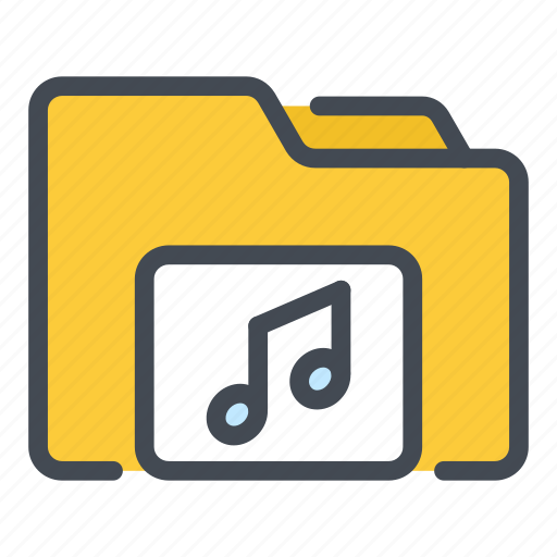 Archive, audio, document, file, folder, music, song icon - Download on Iconfinder