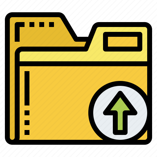 Upload, folder, file, document, archive icon - Download on Iconfinder