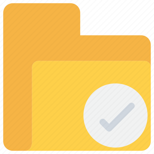 Check, data, document, folder icon - Download on Iconfinder