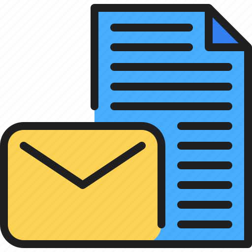 Document, email, envelope, file, letter icon - Download on Iconfinder