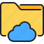 cloud, document, file, folder, storage 