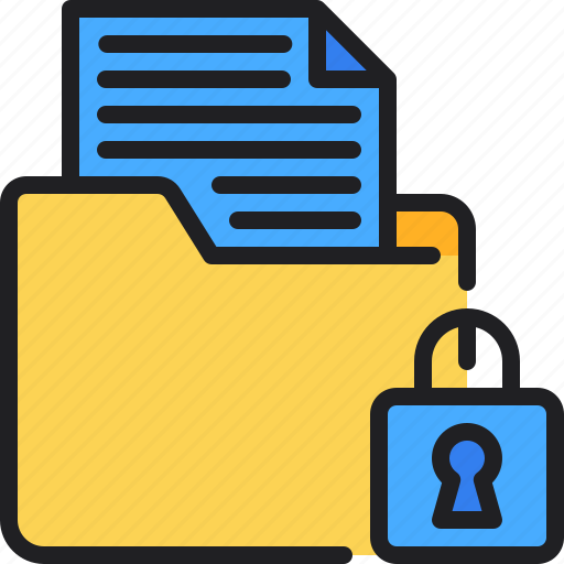 Document, file, folder, interface, locked icon - Download on Iconfinder