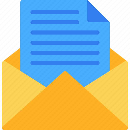 Email, envelope, file, letter, mail icon - Download on Iconfinder