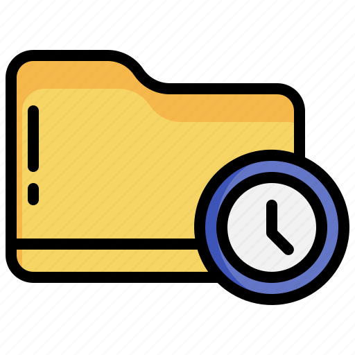 Clock, time, folder, file icon - Download on Iconfinder