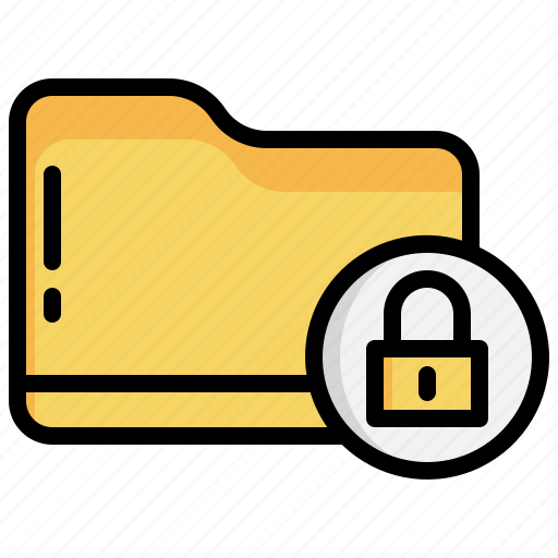 Private, lock, folder, file, key icon - Download on Iconfinder