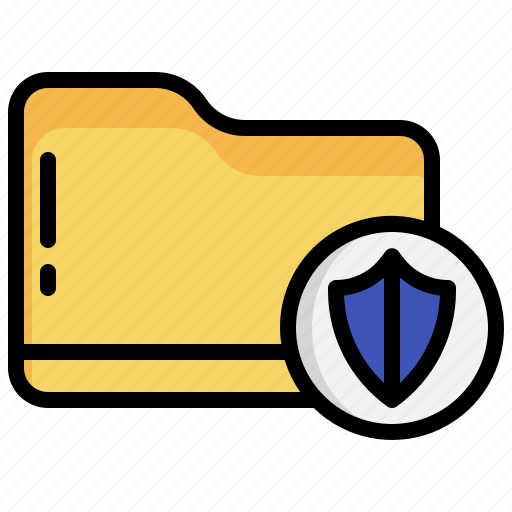 Protect, shield, safe, folder, file icon - Download on Iconfinder