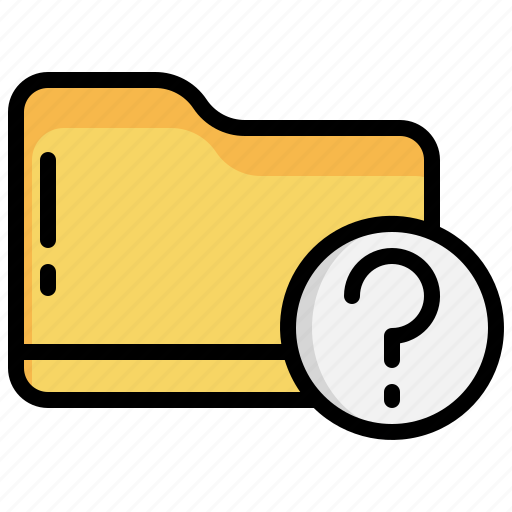 Question, help, folder, file icon - Download on Iconfinder