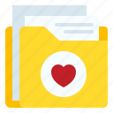 folder, file, document, heart, love, like, data