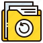 folder, file, document, reload, refresh, data, storage 