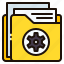 folder, file, document, setting, gear, configuration, data 