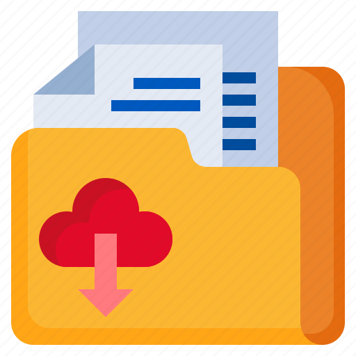 Cloud, files, and, folders, document, office, software icon - Download on Iconfinder