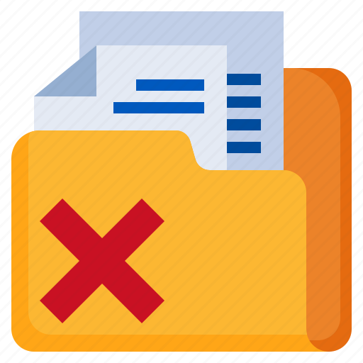 Delete, files, and, folders, document, office, bin icon - Download on Iconfinder