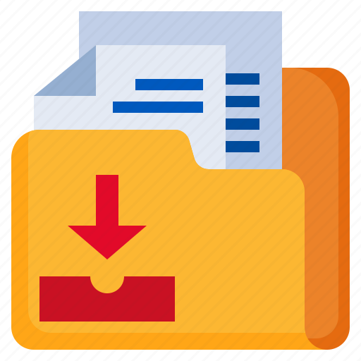 Download, files, and, folders, document, office, arrows icon - Download on Iconfinder