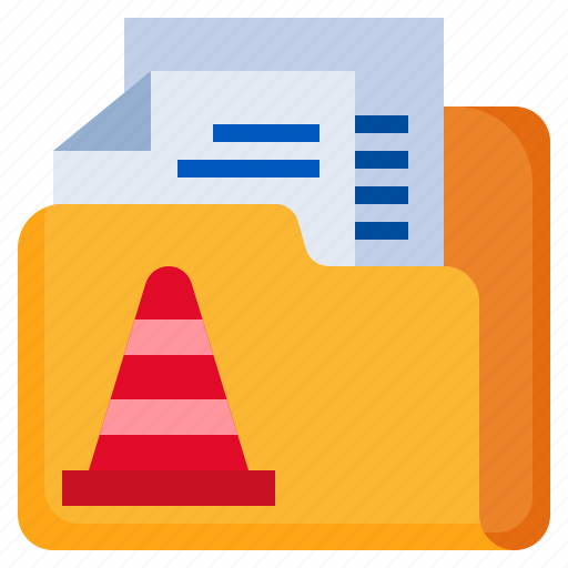 Error, files, and, folders, document, office, traffic icon - Download on Iconfinder