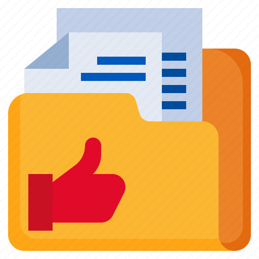 Like, files, and, folders, document, office, finger icon - Download on Iconfinder