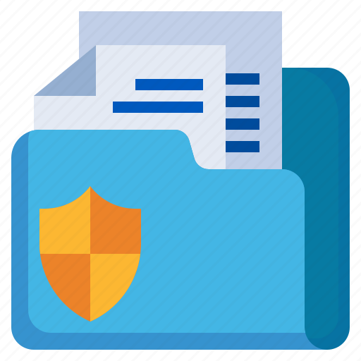 Security, files, and, folders, document, office, shield icon - Download on Iconfinder