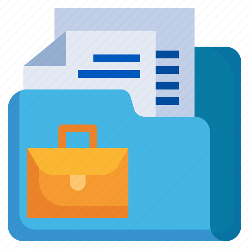 Work, files, and, folders, document, office, bag icon - Download on Iconfinder