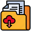 cloud, files, and, folders, document, office, software 