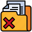 delete, files, and, folders, document, office, bin 
