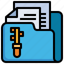 zip, document, files, and, folders, laptop