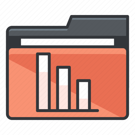 Bar, chart, folder, folders, graph icon - Download on Iconfinder