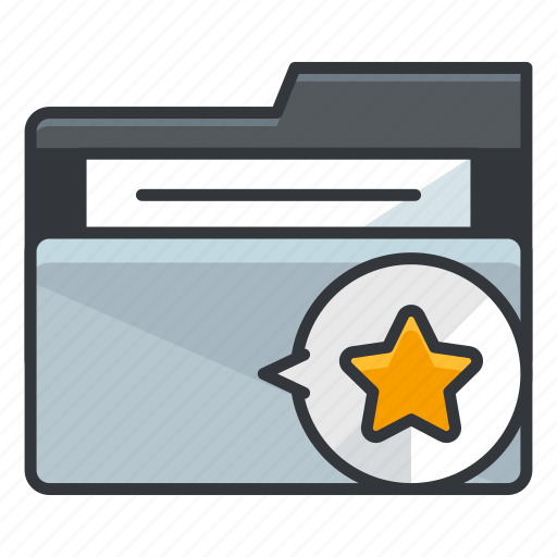 Bookmark, favourite, folder, folders, star icon - Download on Iconfinder