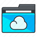 cloud, file, folder, folders, storage