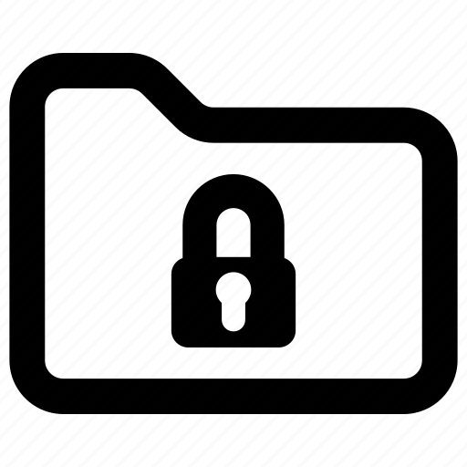 Folder Lock Security Icon Download On Iconfinder