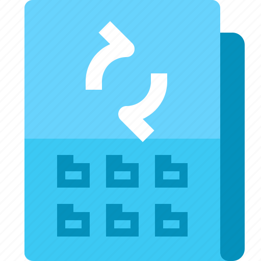 Document, file, folder, refresh, reload, update icon - Download on Iconfinder
