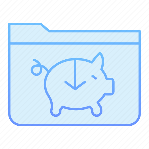 Bank, banking, finance, folder, money, office, piggy icon - Download on Iconfinder