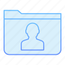 folder, document, file, person, personal, avatar, client, man, member