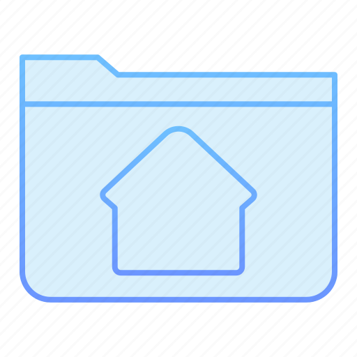 Folder, house, home, directory, property, real, estate icon - Download on Iconfinder