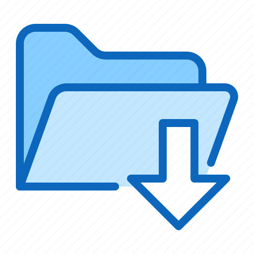 Arrow, download, folder, share icon - Download on Iconfinder