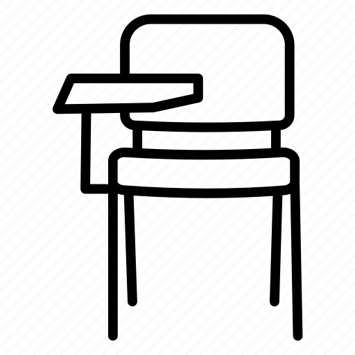 Chair, education, school, seat, student icon - Download on Iconfinder