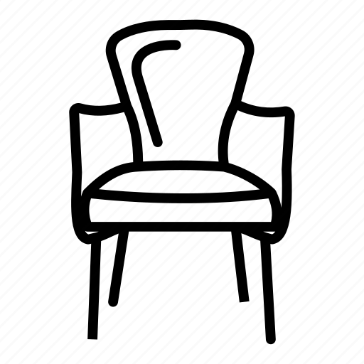 Chair, seat, seater, single, sofa, vintage icon - Download on Iconfinder